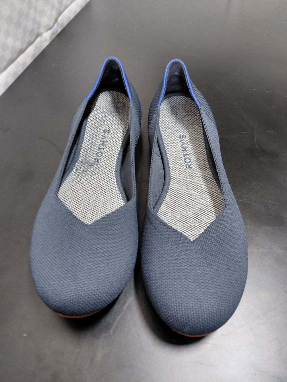 Rothy's Women’s Navy Slip-On Ballet Flats
